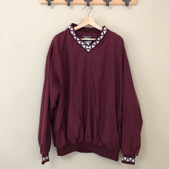 BIKE Other - Bike Golf V-Neck Pullover Windbreaker Jacket